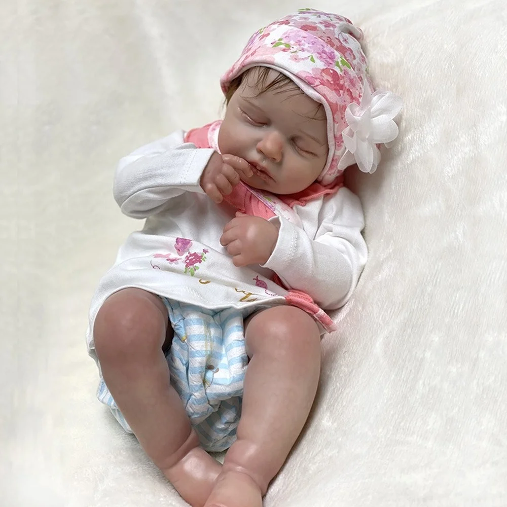 50cm bebe bonecas reborn toque macio real realista dormir recém-nascidos  bebês mão-detalhada pintura bonecas do bebê crianças jogar brinquedos  presentes - AliExpress