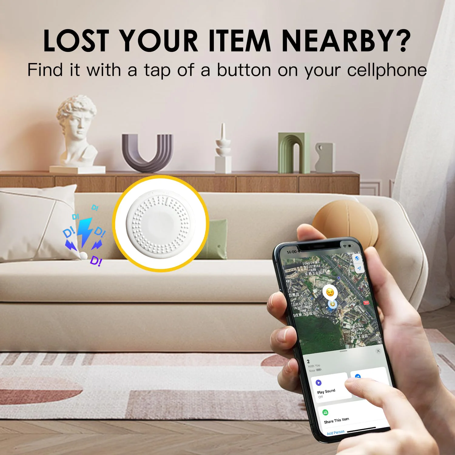 Smart GPS Tracker For Apple Find My Pet Child Real-time Positioning With Alarm Lost Tracker For Airtag Leather Protective Case gps locator anti lost tracker anti lose tracker item locator anti lost locator
