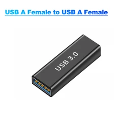 High - Speed USB 3.0 Type C Extension Adapter - 10Gbps Male to Female Connector (A F to A F)