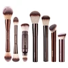 Brocha de maquillaje Hourglass Pro de alta gama: Base, Contorno y Polvos | Emoape