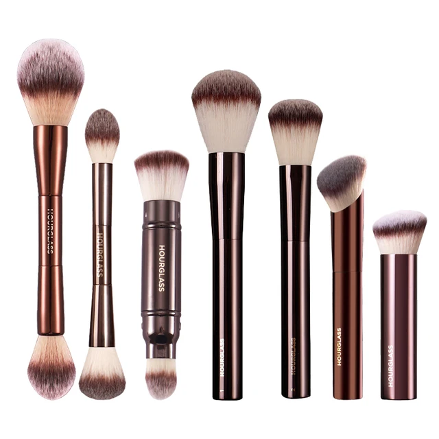 Brocha de maquillaje Hourglass Pro de alta gama: Base, Contorno y Polvos | Emoape