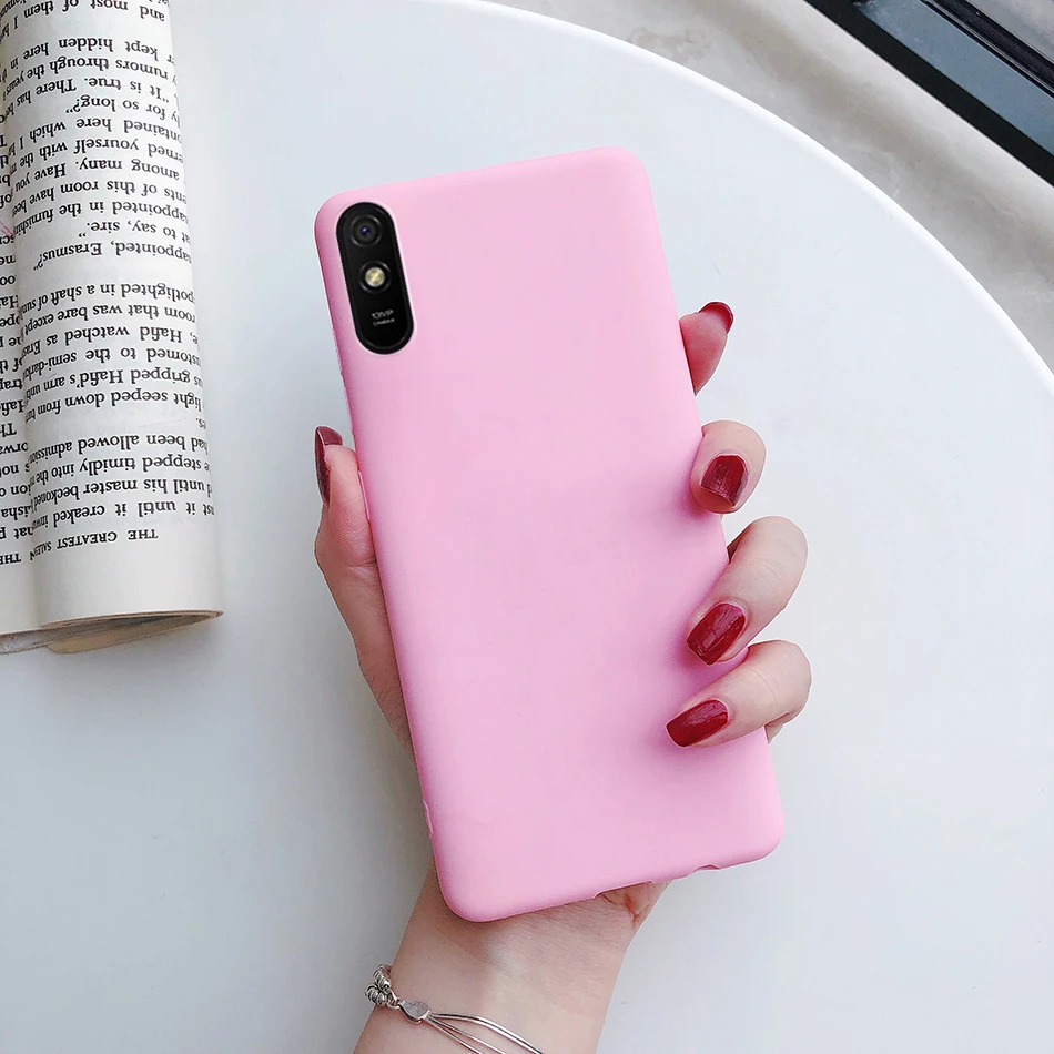 Sleek Matte Silicone TPU Soft Cover Phone Case