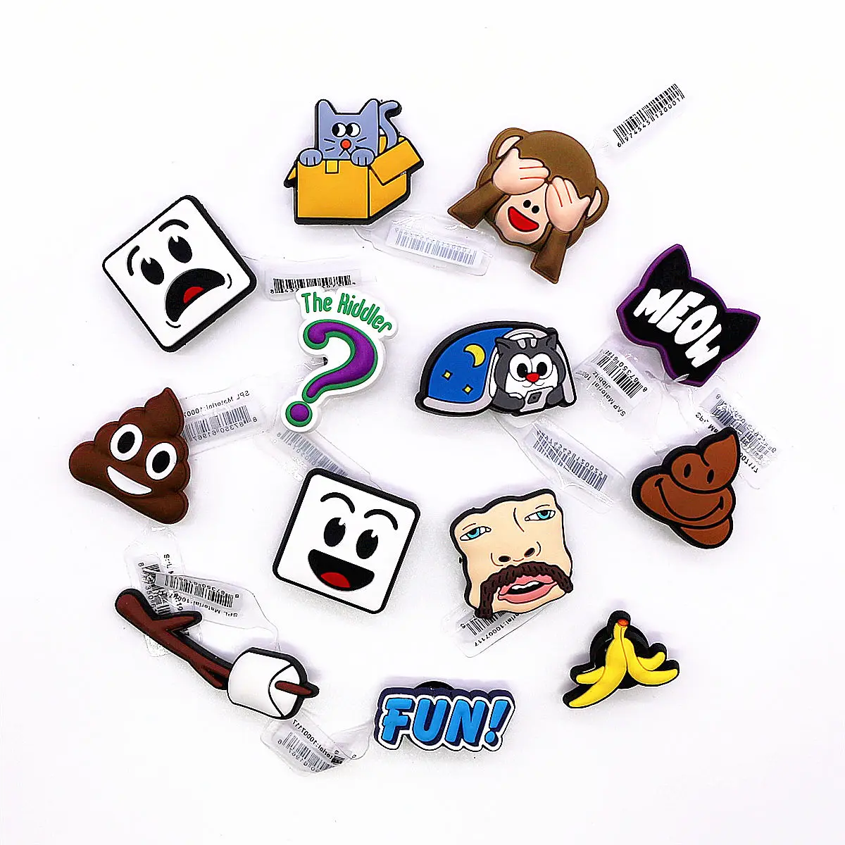 Pcs Original The Riddler PVC Shoe Charms Decorations Upper