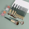 14Pcs Mini Makeup Brush Professional Powder Eyebrow Eye Shadow Makeup Brush Set Portable Makeup Brush With Storage Bag 3