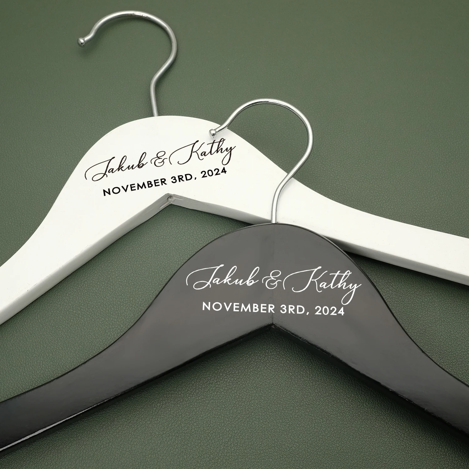 Wedding Cloth Hangers Personalized Wedding Hanger Bride Dress Custom Groom Wedding Party Gift Couples Bridal Shower Gift