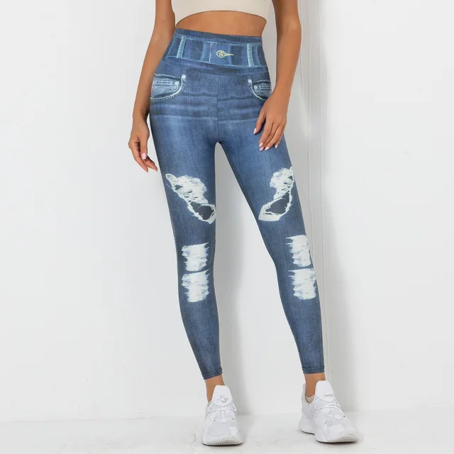 Jeans Con Faja Interna Levanta Cola Elastic Seamless Plus Size Skinny  Pencil Pants Female Pocket Workout Running Leggings - AliExpress