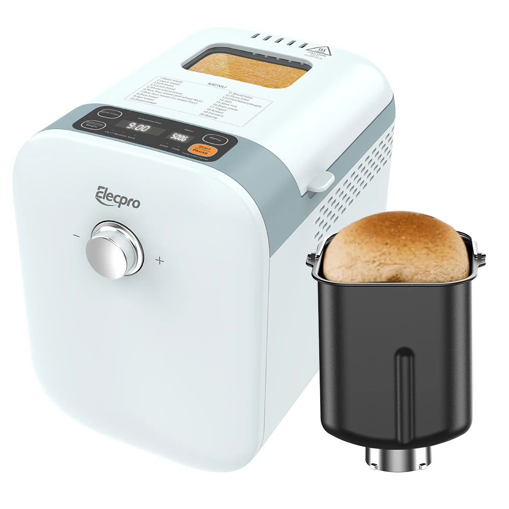 CB ETL 1.5Lb 750g Smart Automatic Home Bread Maker Machine 20 1 Multifunctional Plastic Electric for Households for rs