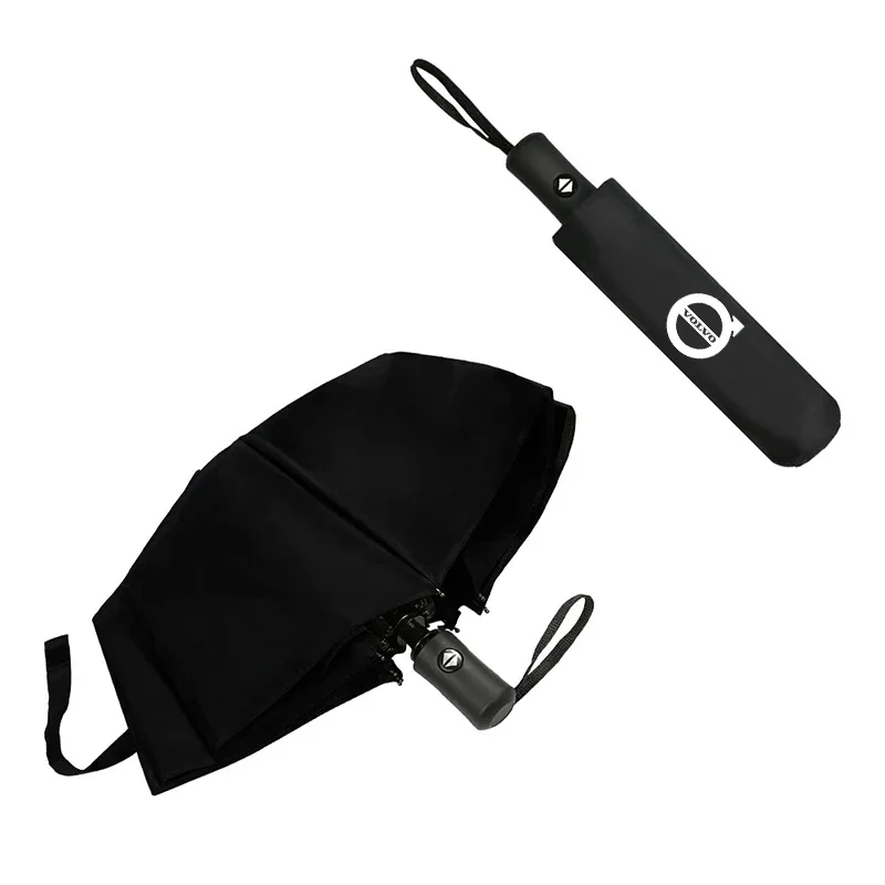 For Volvo XC40 XC60 XC70 XC90 V40 V50 V60 V70 V90 C30 C70 S40 S60 S80 S90 Car Umbrella Automatic Folding Windproof UV Sunshade