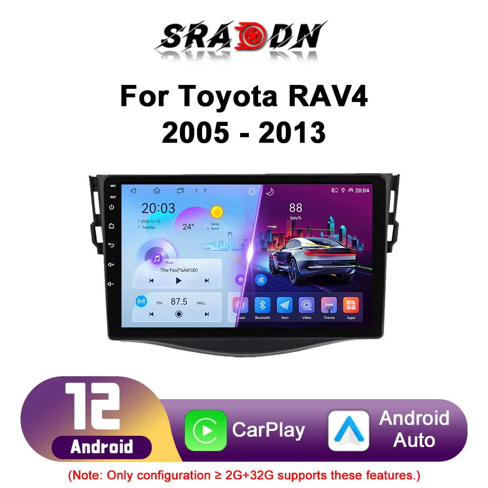 

Для Toyota RAV4 Rav 4 2005 2006 2007 2008 2009 2010 2011 2012 2013 Автомобильный радиоприемник Android Автомобильный мультимедийный плеер GPS-навигация Carplay Сенсорный экран Авто стерео