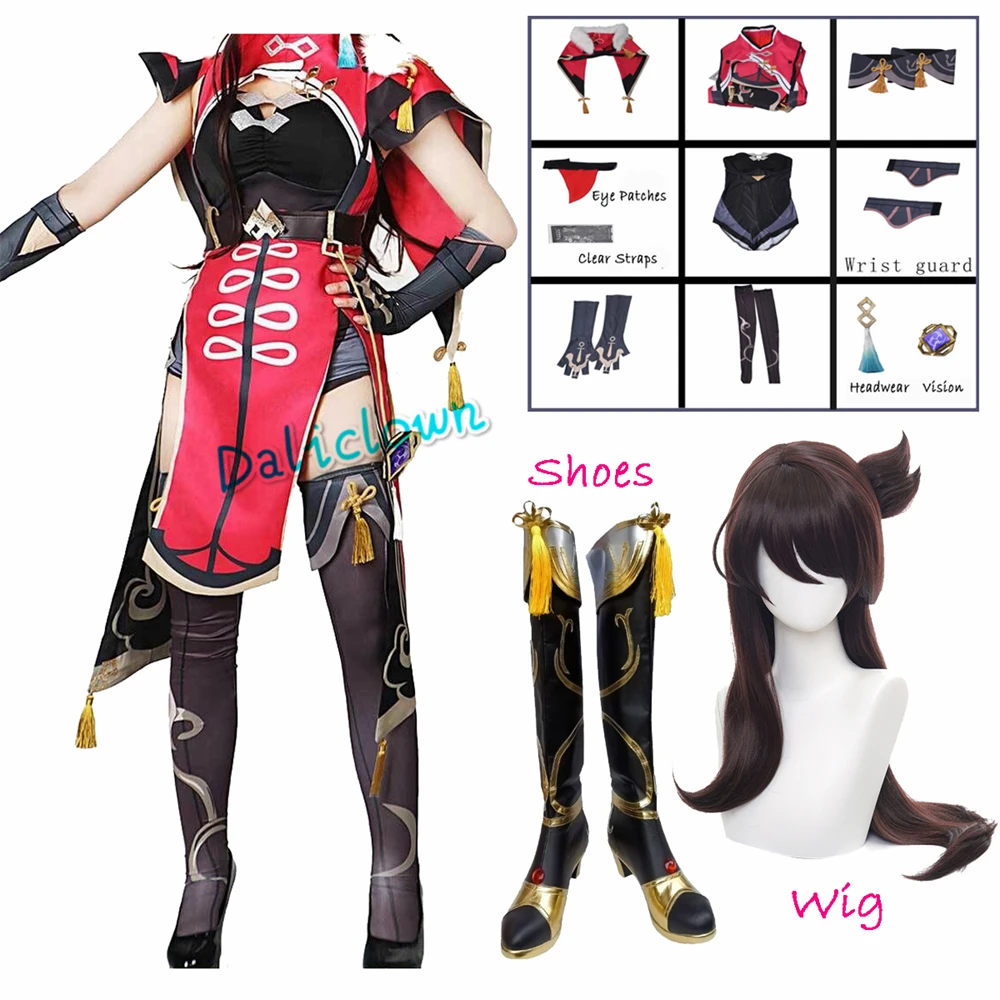 

Genshin Impact Beidou Cosplay Costume Bei Dou Dress Wig Shoes Accessories Full Set Beidou Bunny Maid Outfit Anime Cosplay