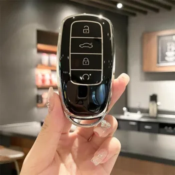 Portachiavi per auto portachiavi per Chery Jaecoo 7 J7 custodia in silicone TPU protezione chiave guscio chiave accessori portachiavi