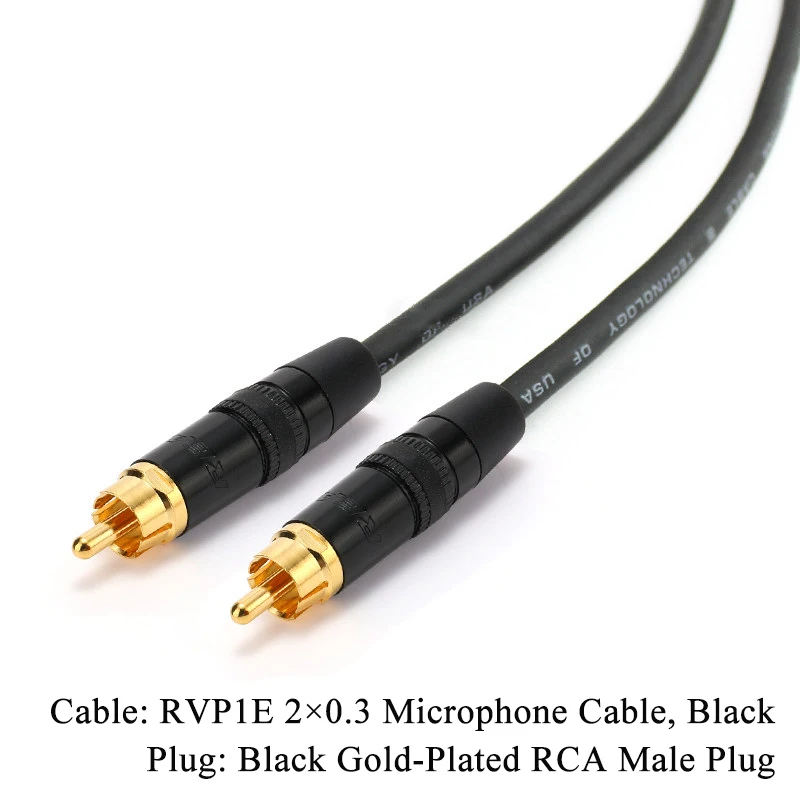 Audio-Mikrofonkabel Vergoldetes RCA-Lotuskabel NYS373 AV Audio-Video-Kabel für Fotografie DVD-Player TV-Lautsprecher – Detail 4