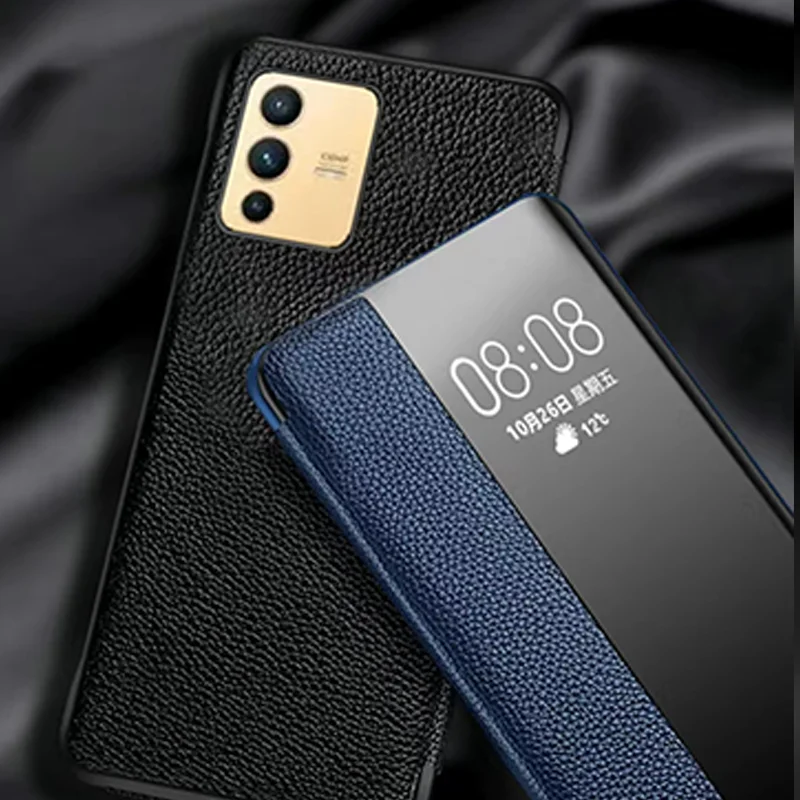 Hp Leather Flip Cover Vivo V15 Pro For Vivo V23 5G Case Luxury