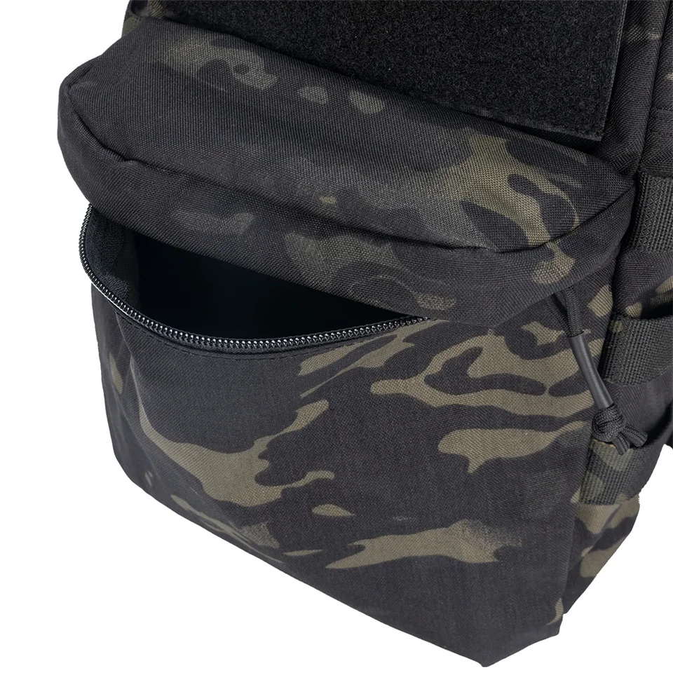 Borsa Tattica Portaborraccia Molle: Nylon Oxford 600D, Impermeabile, Con Fondo Rete, Per Campeggio Ed Escursionismo