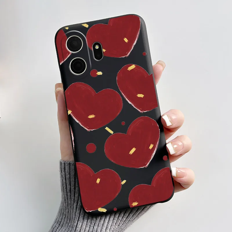 Aesthetic Cute Cat Cartoon Shockproof Silicone TPU Back Cover