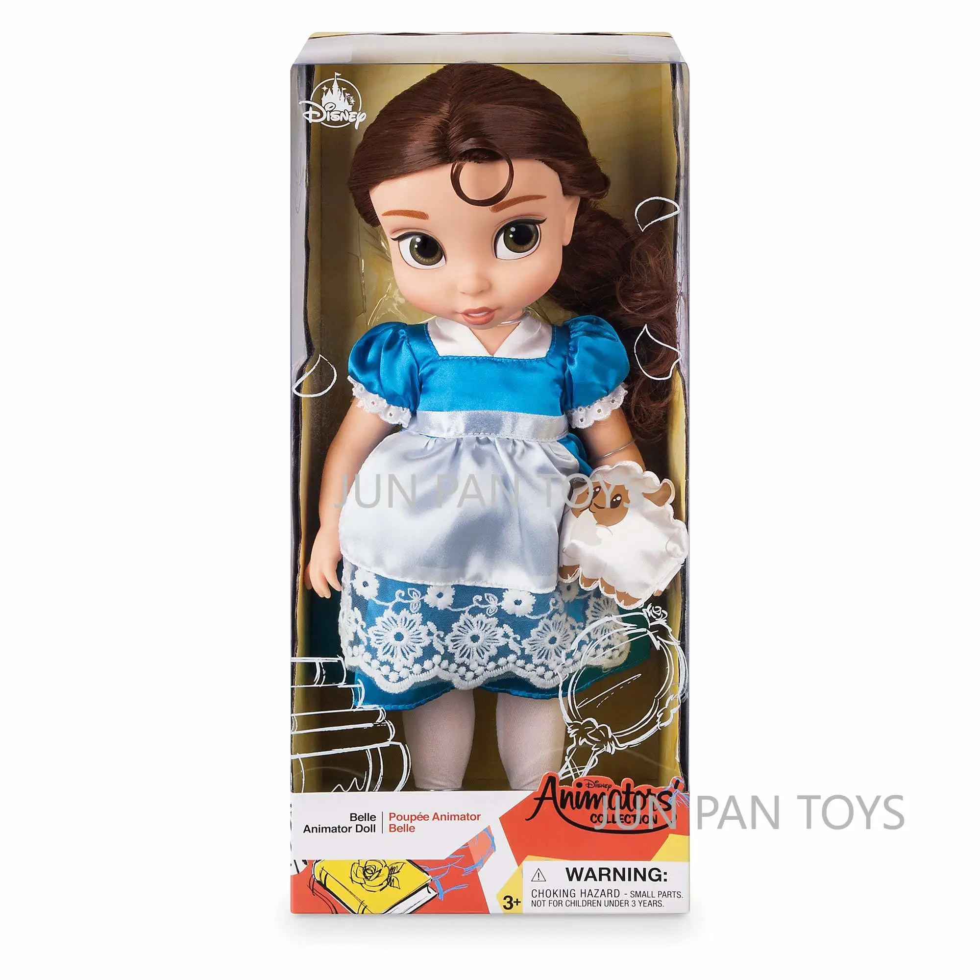 thumbnail image 1 of Muñeca original de la colección de princesas Disney Animators, Elsa, 40 cm, Blancanieves, Anna, Bella, Ariel, figura de anime, modelo de muñeca animadora, juguetes, 1 of 5