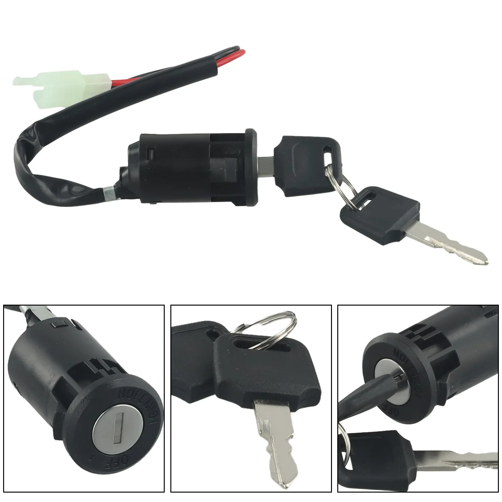 Durable Hot Sale Newest Lock+Key E-Bike For Electric Ignition MTB Parts Position Replacement Scooter Accessories