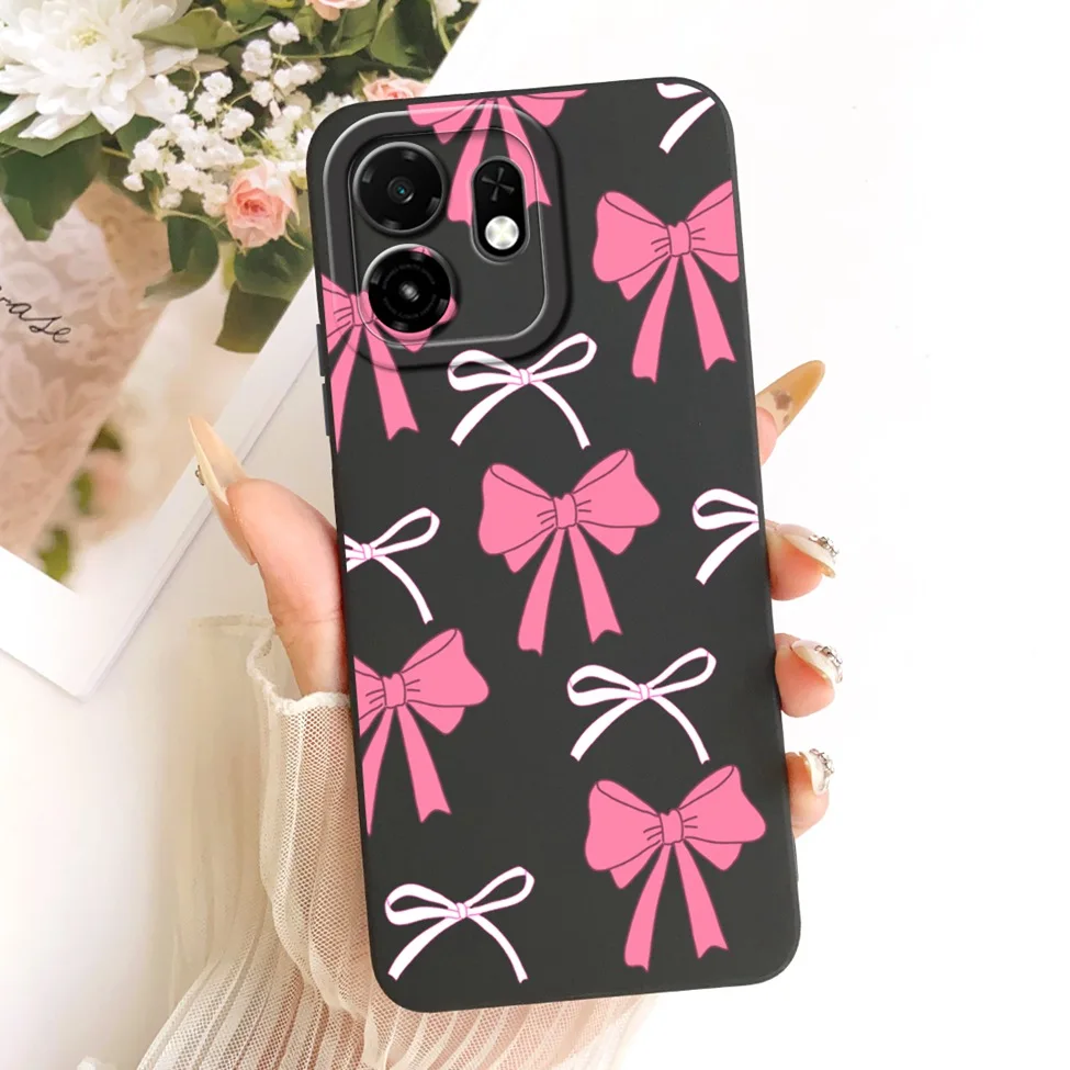 Luxury Floral Phone Case - Fashionable Silicone Cover with Cute Painted Design