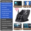 Cheap Massage Chair Recliner, Full Body Massage Chair, Zero Gravity, Bluetooth Speaker, Airbags, Heating, Foot Massage (Black) 1