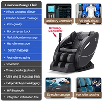 Cheap Massage Chair Recliner, Full Body Massage Chair, Zero Gravity, Bluetooth Speaker, Airbags, Heating, Foot Massage (Black) 1