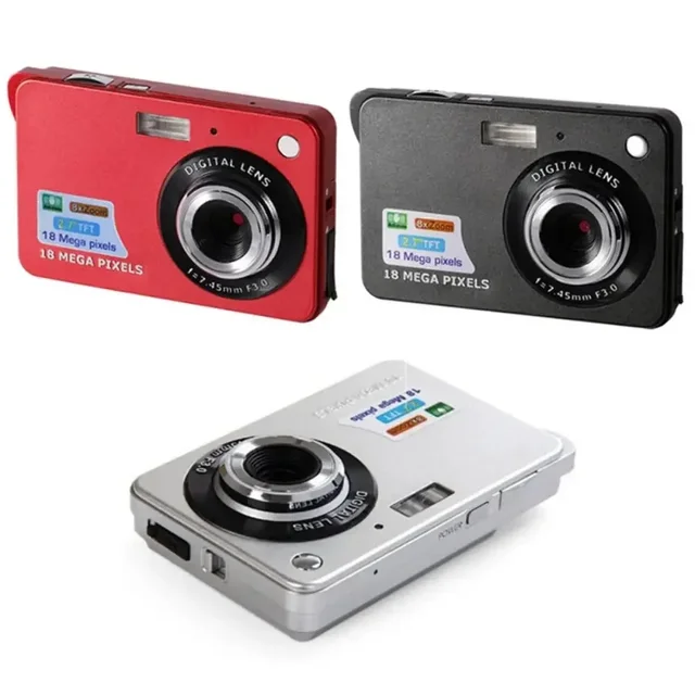18 мегапикселей ЖК перезаряжаемая HD цифровая камера фотокамера внешняя стабилизация поддержка Sd карты Видеокамера фотография 1