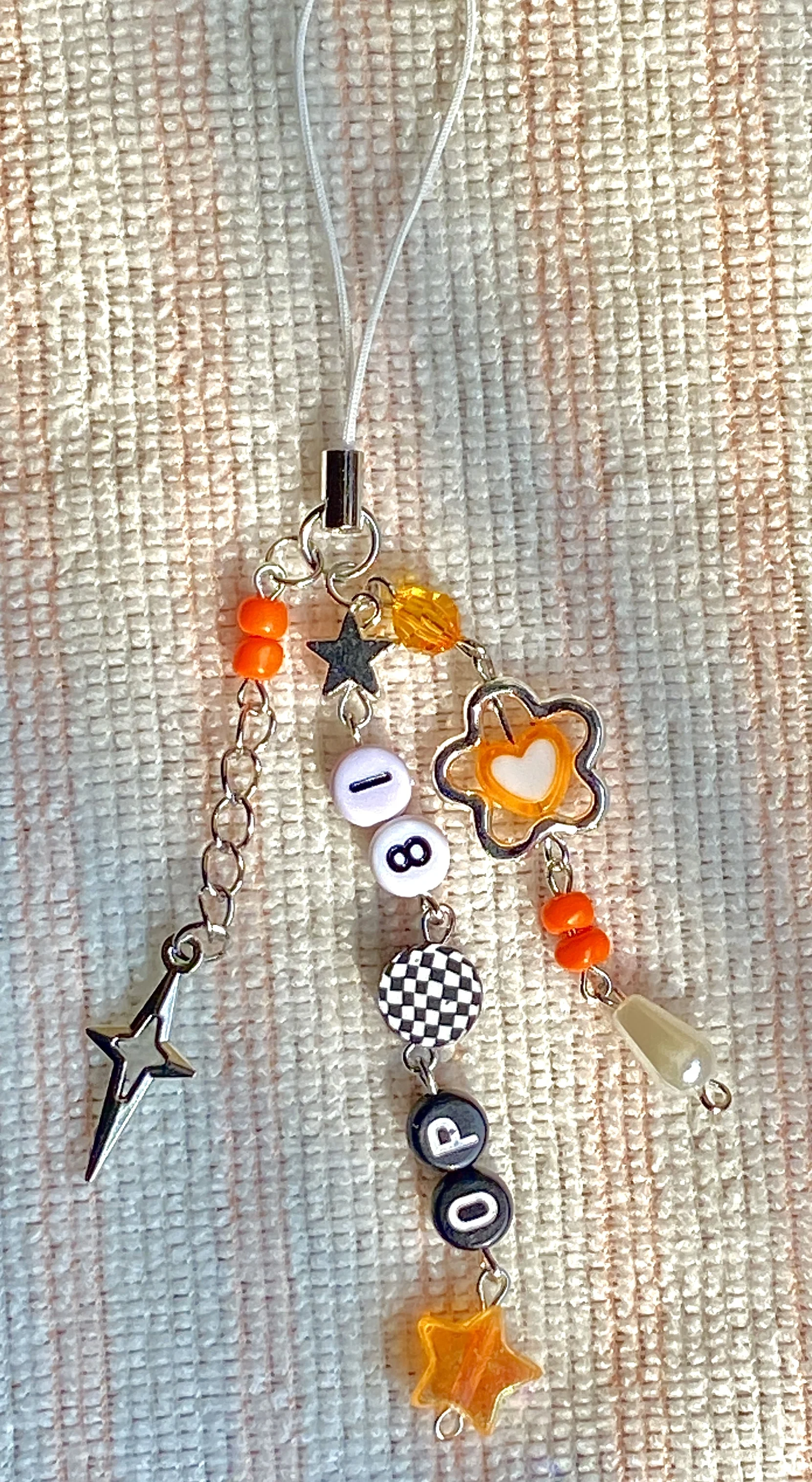 Handmade F1 Mobile Phone & Bag Charms Star Accessories Keychain