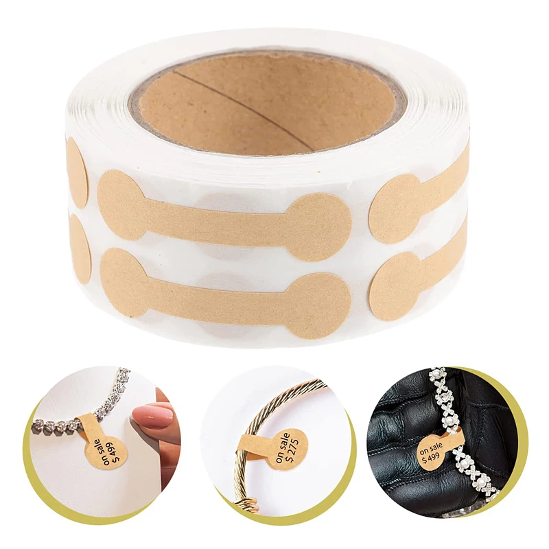 

500/1000 шт., бирка с номером для ювелирных изделий