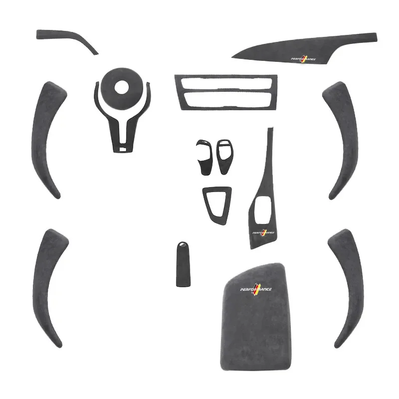 Alcantara Wrap Per Bmw F20 F21 F22 F23 Series 1 2 Center Console Panel Trim Cover M Performance Sticker Accessori Interni Auto
