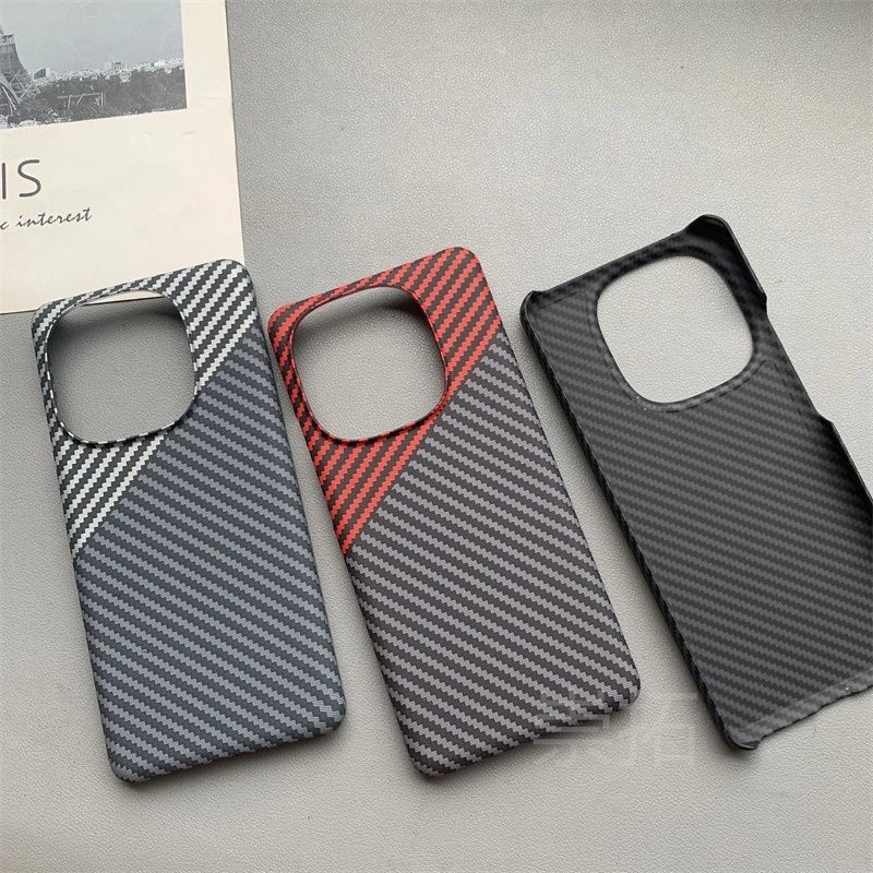 Sleek Matte Carbon Fiber Texture Phone Case - Ultra Thin & Durable Back Cover Bumper