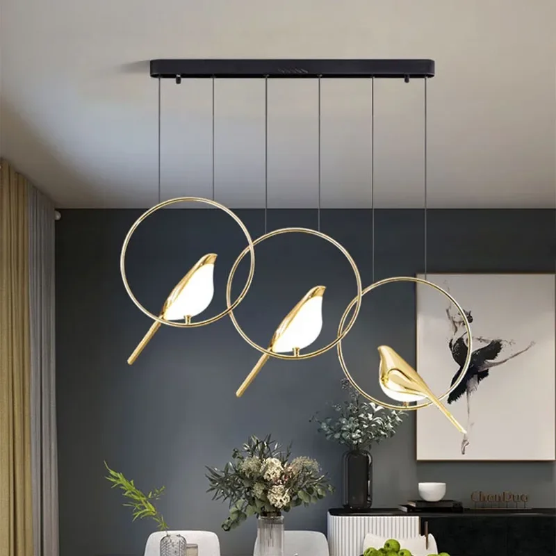 Pendant Lights Pendant Lamp Chandelier Lighting Magpie Bird Chandelier Animal Hanging Lamp Children's Room Droplight Modren Style Pendant Light For Home Decor Appliances
