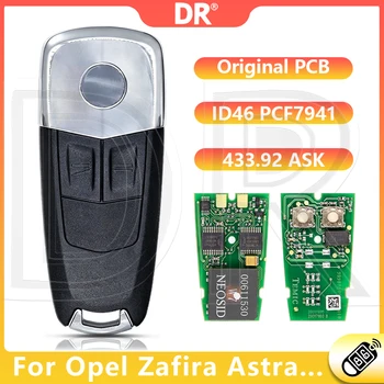 Telecomando auto DR3 ID46 PCF7941 OEM 433 PCB Keyless Go o chiave remota per Opel Astra GTC TT Roadster 2 porte Zafira