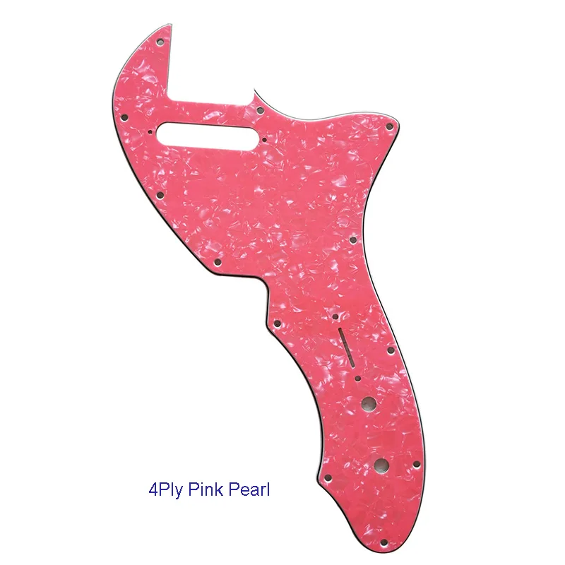 Pleroo Guitar Parts For Tele 69 Thinline Guitar Pickguard Scratch Plate Multi Color Choice guitar pickguard