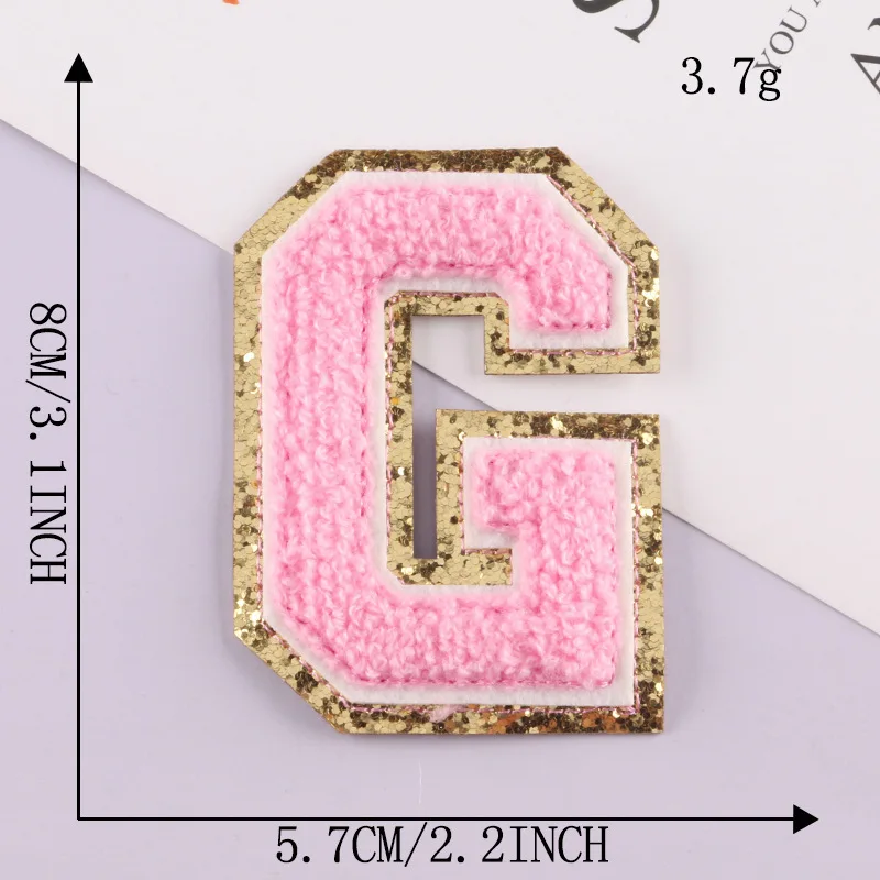 Patch Letters for Clothes - Alphabet Sticky Letter Emblems for DIY Jackets, Bags, and Clothing Projects