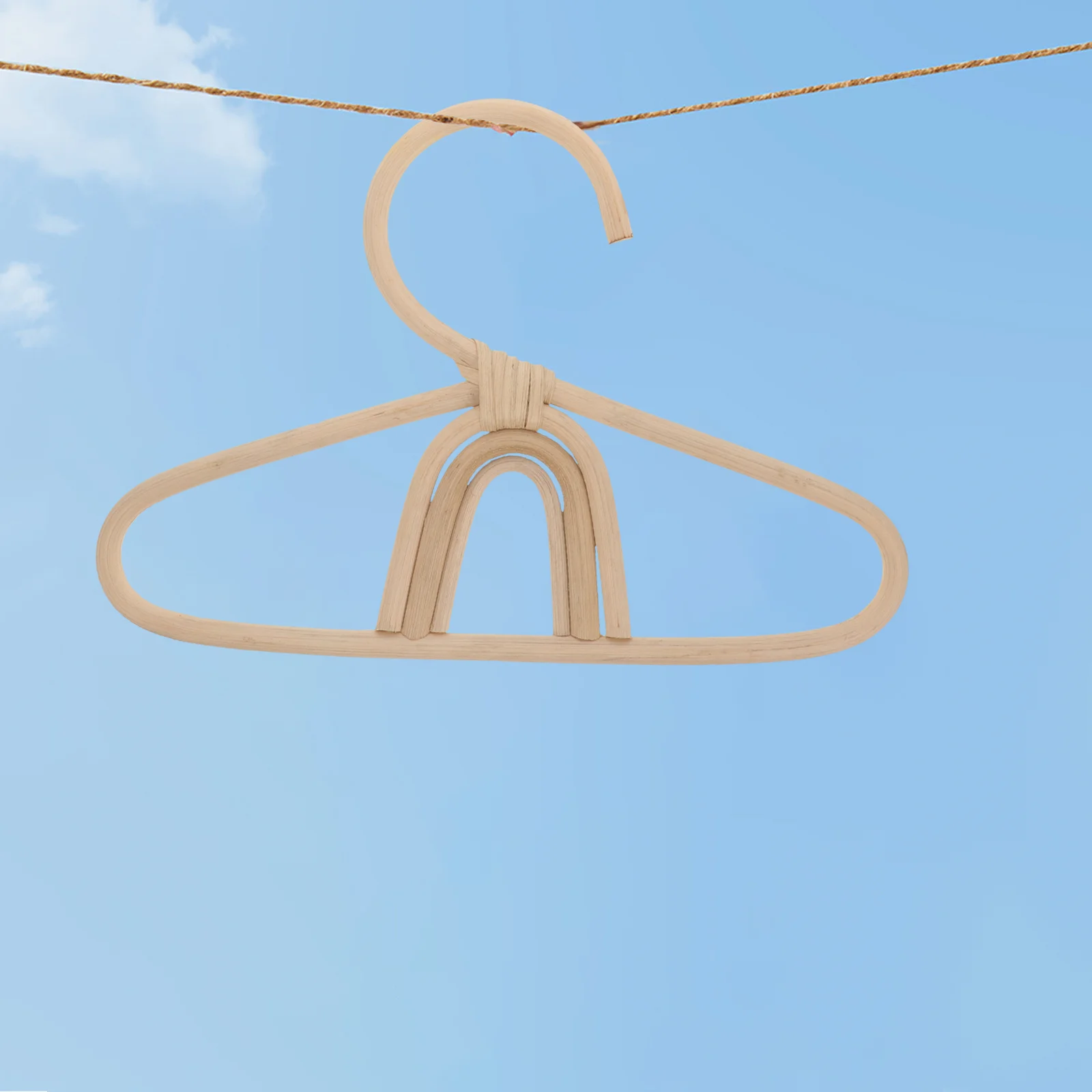 

Rattan Hanger Toddler Clothes Hanger Rustic Rattan Hanger For Baby's Clothes