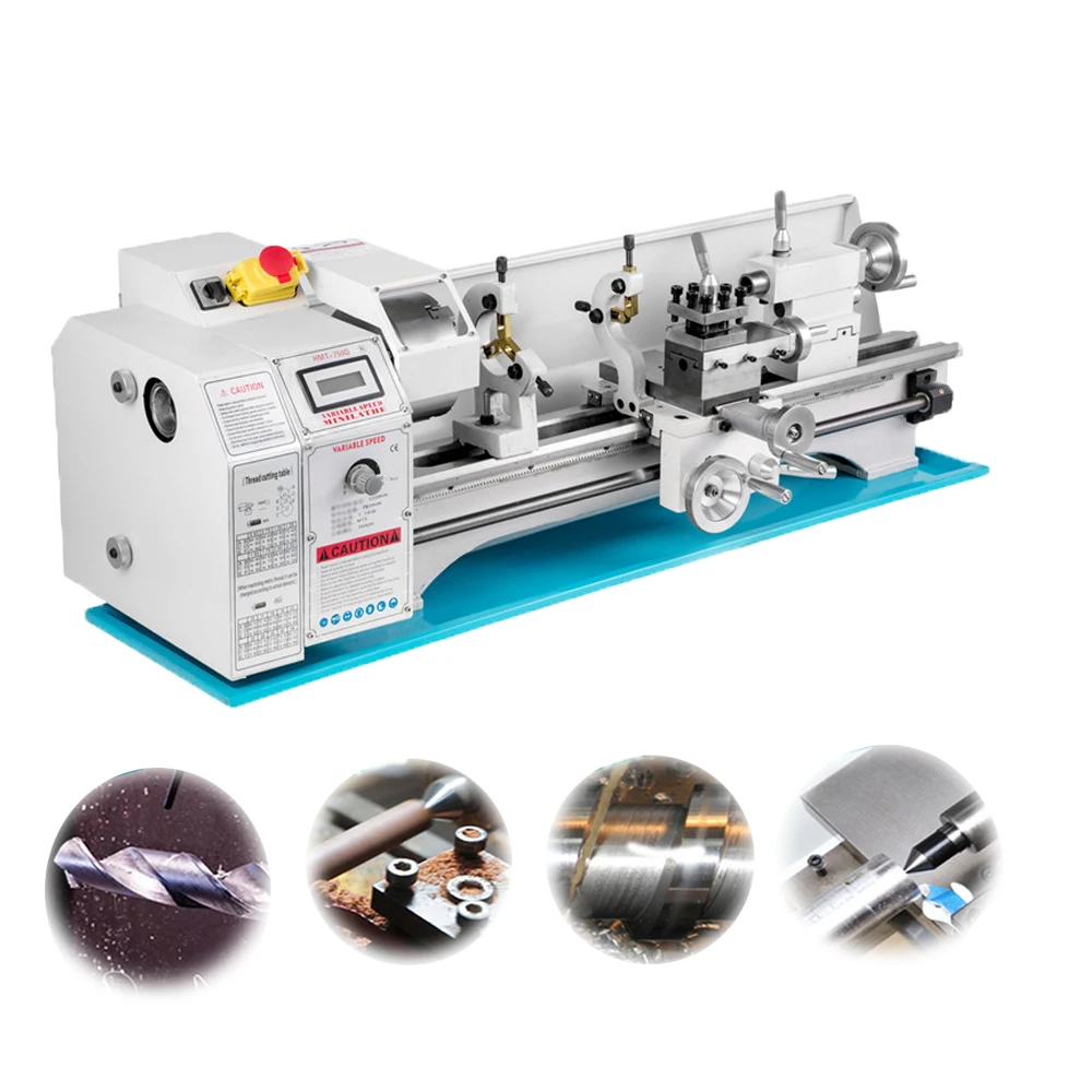 VEVOR – Mini tour à métaux pour filetage d'engrenage métallique, mandrin à 3 mâchoires de 4 pouces de haute précision pour objets carrés et ronds