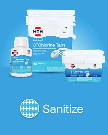 pool sanitizers; chlorine tabs