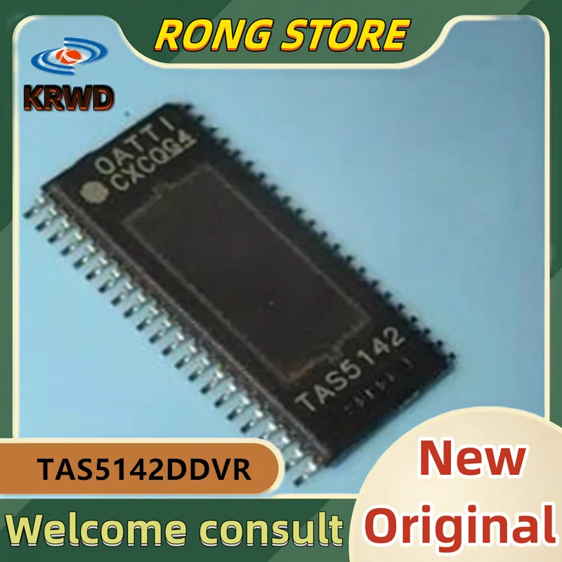 

10 шт., новый и оригинальный чип TAS5142, интегральная схема, TAS5142DDVR TSSOP44, стерео, цифровой аудио усилитель мощности, чип