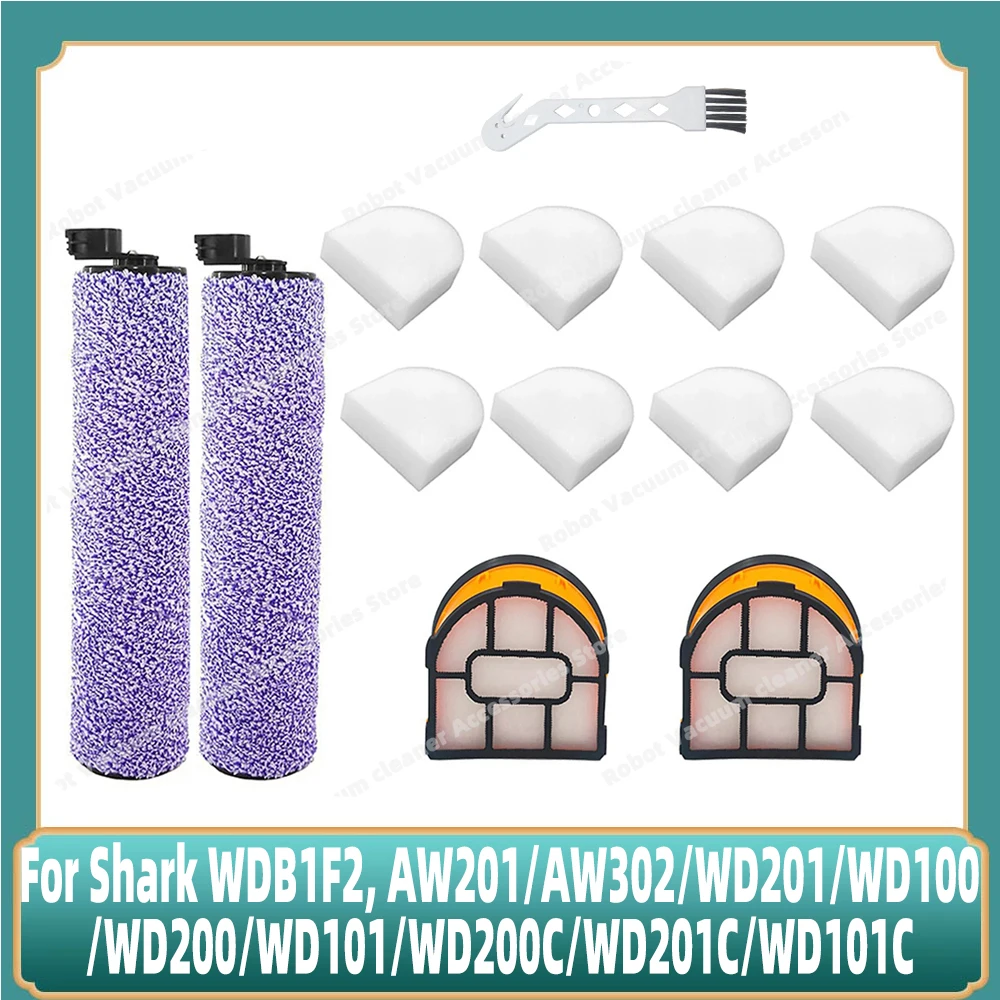 HydroVac XL 3-in-1 Vacuum Cleaner Accessories - Roller Brush & Filter Parts