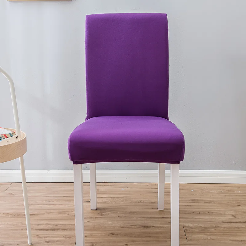 

24 Color High Quality Elastic Chair Cover Home Chair Cover Restaurant Hotel Universal Chair Cover Removable Washable Cover