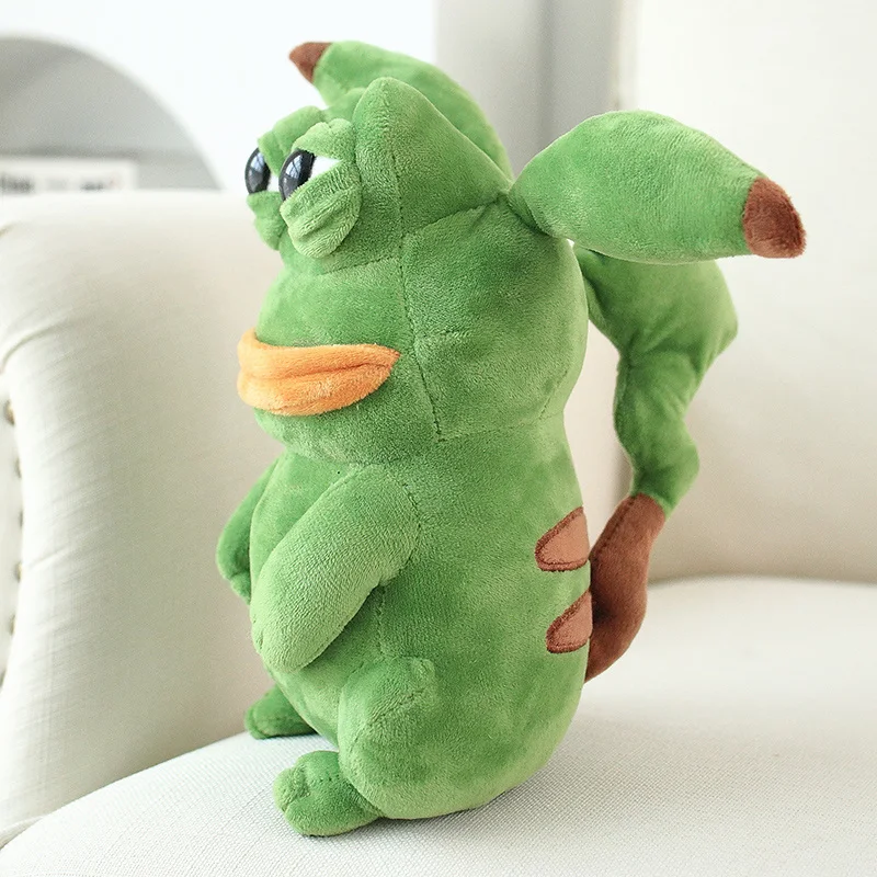 1pc 25cm Ugly Sad Frog Doll Cosplay Anime Stuffed Toy Sad Big Eyes Frog Pepe Pluche Pillow Cute Kids Birthday Gifts