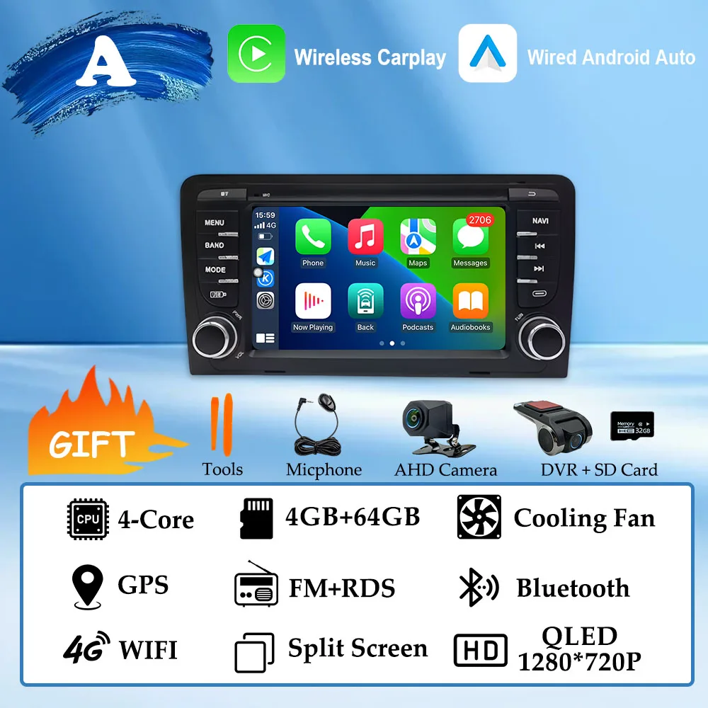 (A) 4G 64G AHD DVR