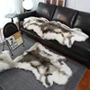 Faux Reindeer Fur Carpet Rug Plush Chair Cushion Sofa Cover Imitation Animal Leather Christmas Gift 5