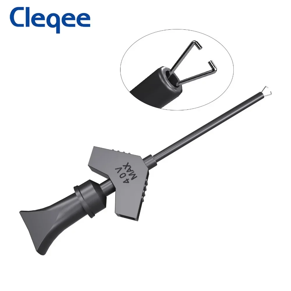 Cleqee MCX-C Portable Mini Pocket Oscilloscope probe Scope Equipment MCX Test Probe Hook Test Clip for DS202 DS203 DSO201 oscilloscope probe test probe lead cable