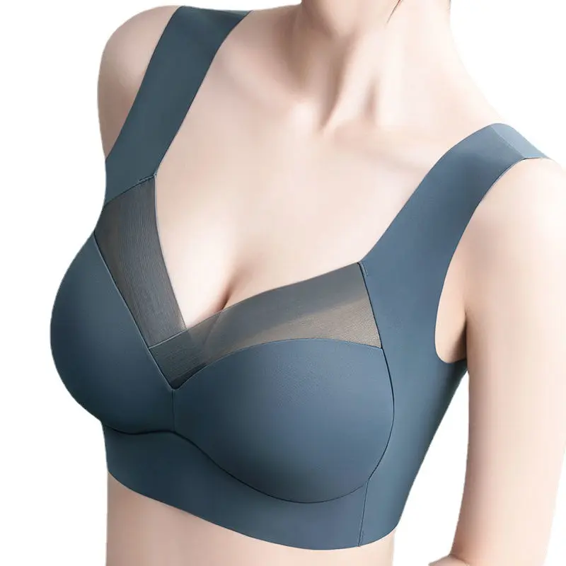 Womens Bras Seamless No Steel Ring Comfortable Support Yoga Fitness Sleep
