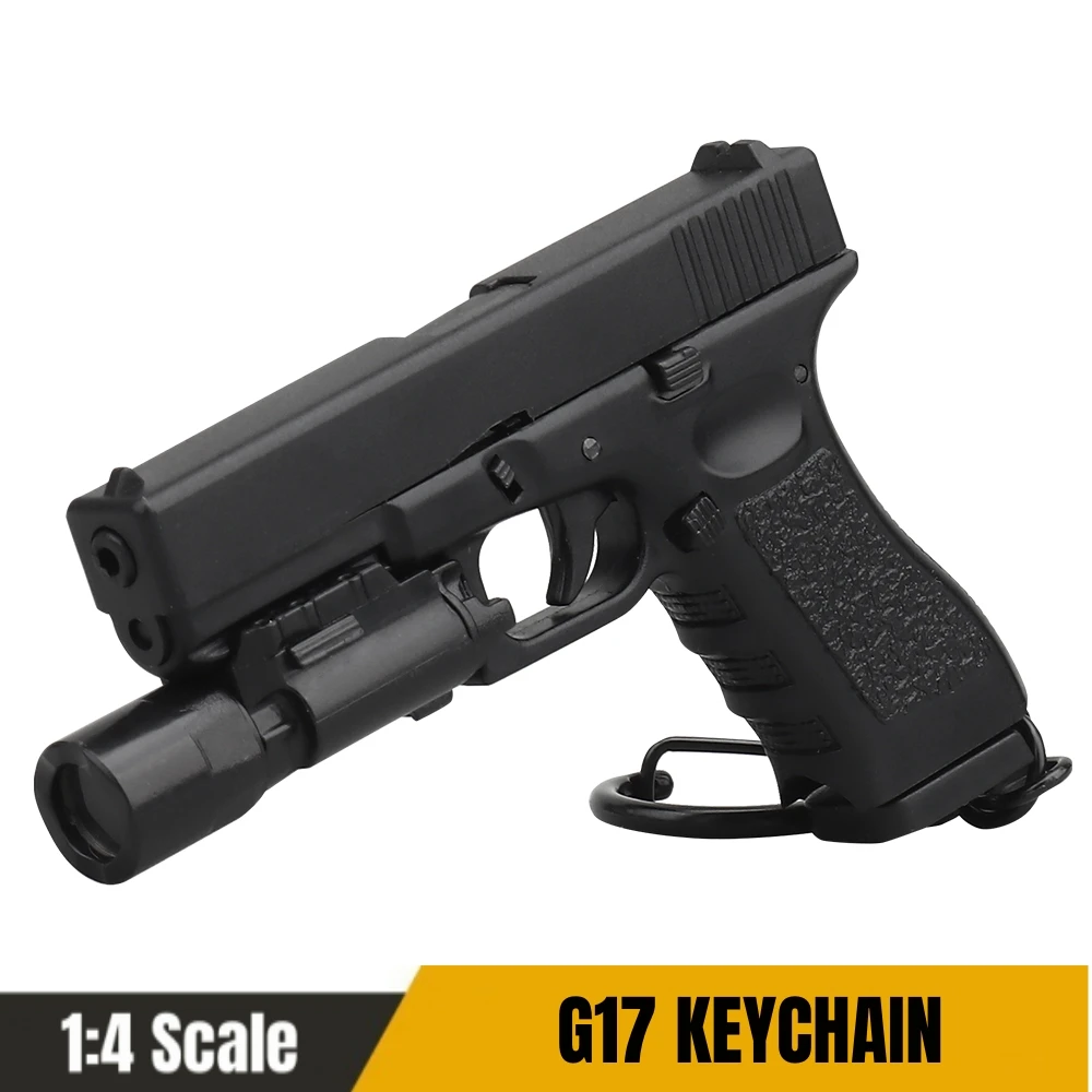 Glock G17Black Mini Gun Keychain 14 Miniature Gun Shape Pistol