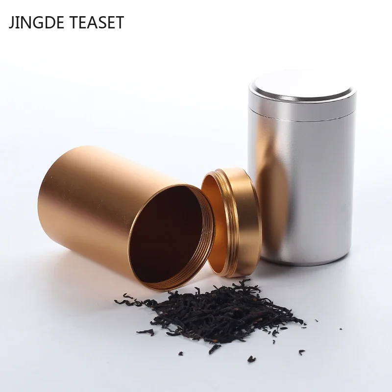 Mini Metal Tea Caddy sealed storage tank Portable travel Tea Boxes tea tin containers coffee canister Kitchen Spice Candy jar Tea tin box,tea canister,airtight container