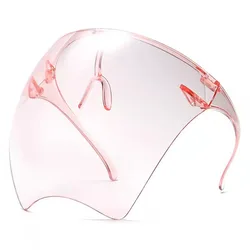 Protective Transparent Anti - Fog Anti - Splash Full Face Shield Sunglasses (2)