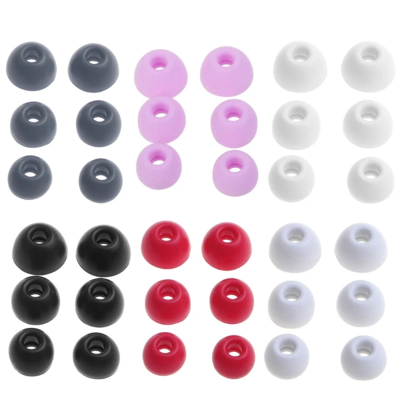 

3 Pairs Silicone Eartips Ear Plug Earbuds Cover Replacement Eartips Protective Sleeve for Studio Buds/Fit Dropship