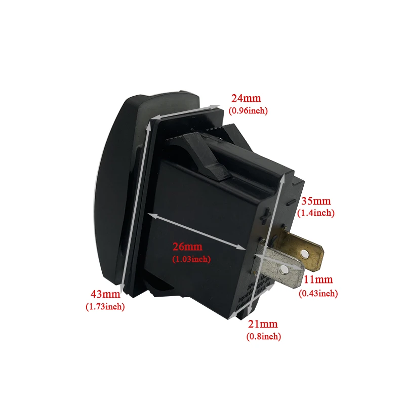 Auto DC 12V 24V LED Blu Caricatore Doppio USB Carling ARB Interruttori A Bilanciere 5V 3.1A Universale Adatto Per Auto Moto ATV Elettrico Barca GPS Caricatore Tablet Telefono - Foto 12