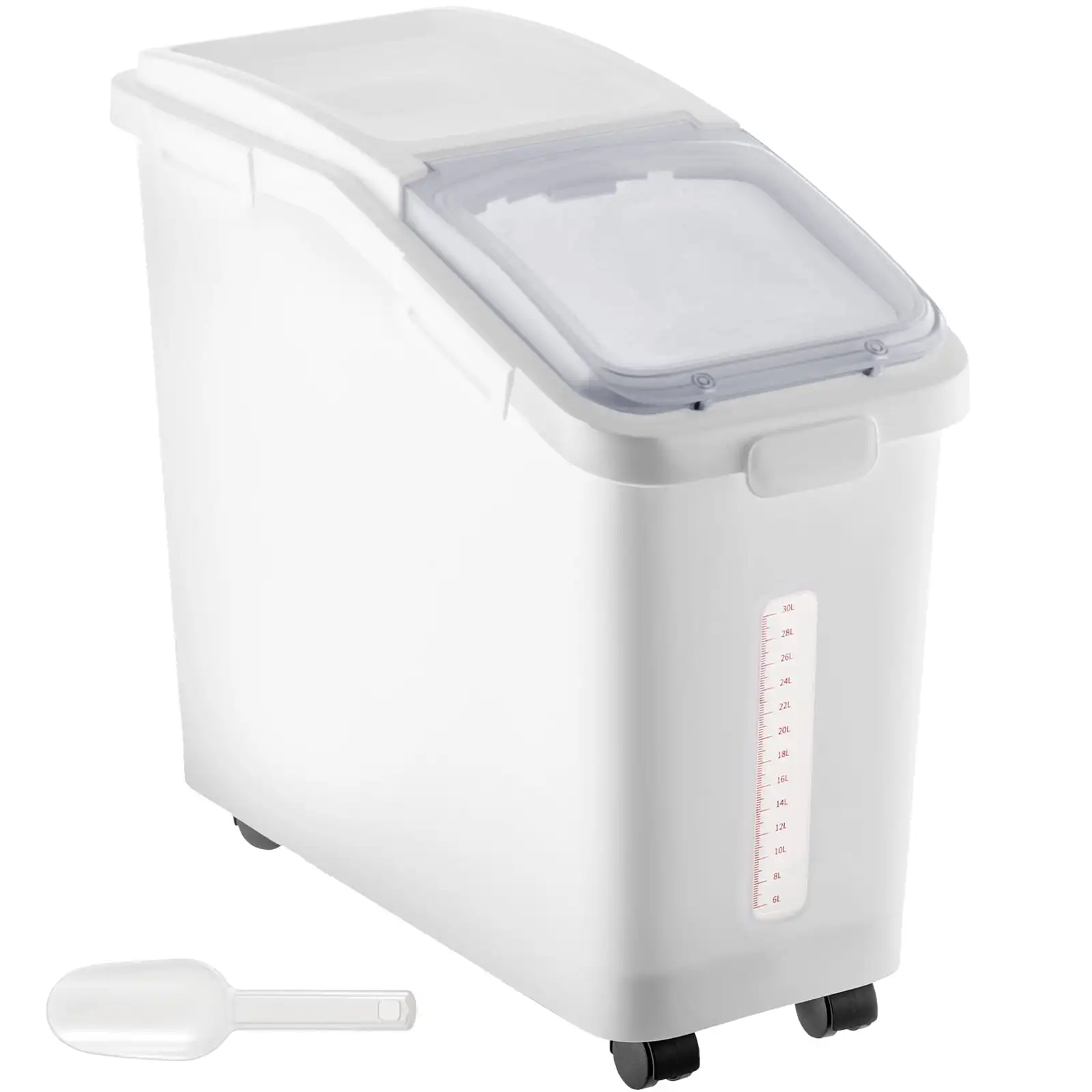 

Storage Bin, 11.4 Gallon Capacity Shelf Ingredient Bin, 280 Cup Flour Bins on Wheels Commercial Prosave Shelf